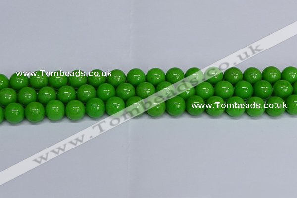 CMJ117 15.5 inches 12mm round Mashan jade beads wholesale