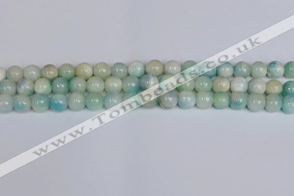 CMJ1191 15.5 inches 8mm round jade beads wholesale