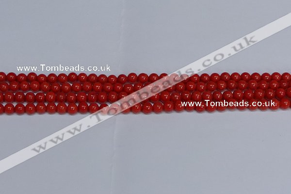 CMJ121 15.5 inches 6mm round Mashan jade beads wholesale