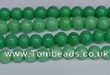 CMJ127 15.5 inches 4mm round Mashan jade beads wholesale