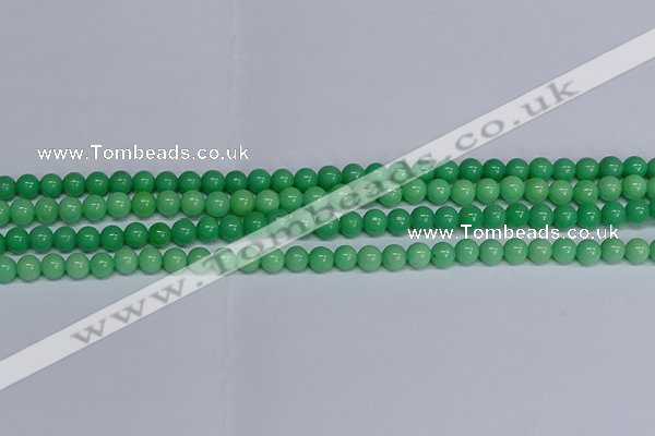 CMJ128 15.5 inches 6mm round Mashan jade beads wholesale