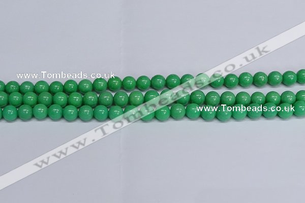 CMJ129 15.5 inches 8mm round Mashan jade beads wholesale