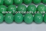 CMJ130 15.5 inches 10mm round Mashan jade beads wholesale