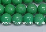 CMJ131 15.5 inches 12mm round Mashan jade beads wholesale