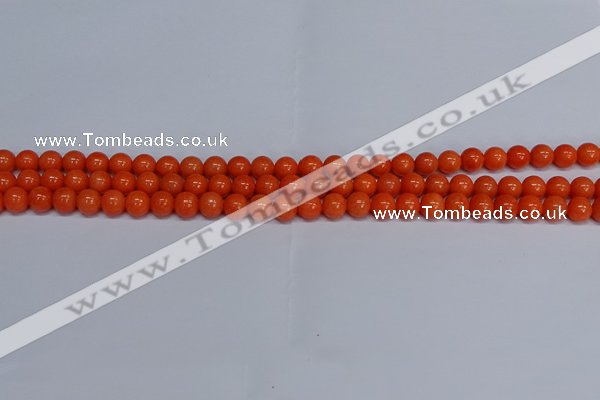 CMJ142 15.5 inches 6mm round Mashan jade beads wholesale