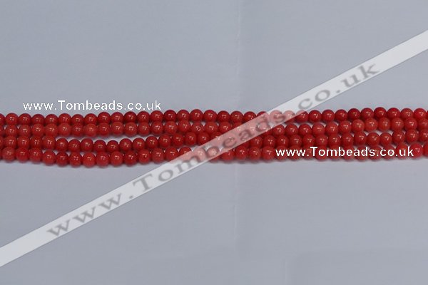 CMJ15 15.5 inches 4mm round Mashan jade beads wholesale