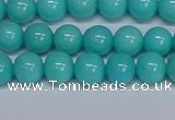 CMJ192 15.5 inches 8mm round Mashan jade beads wholesale