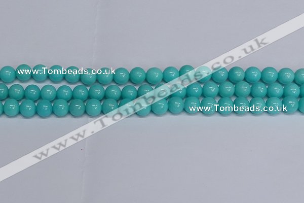 CMJ193 15.5 inches 10mm round Mashan jade beads wholesale