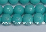 CMJ194 15.5 inches 12mm round Mashan jade beads wholesale