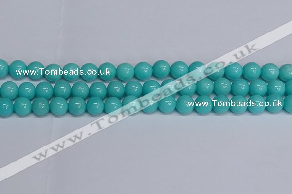 CMJ194 15.5 inches 12mm round Mashan jade beads wholesale