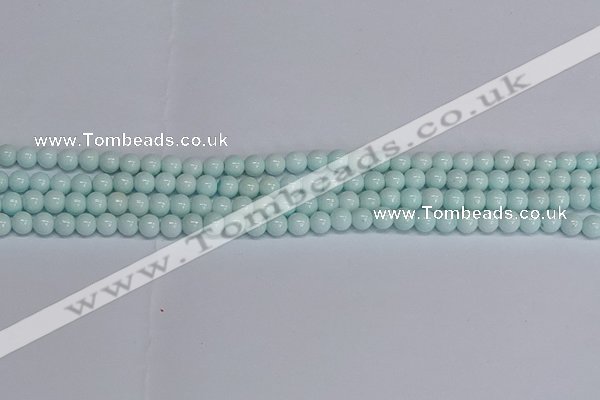 CMJ212 15.5 inches 6mm round Mashan jade beads wholesale