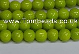 CMJ219 15.5 inches 6mm round Mashan jade beads wholesale