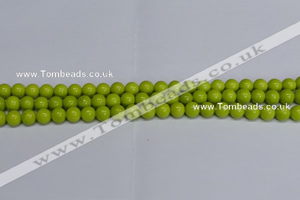 CMJ220 15.5 inches 8mm round Mashan jade beads wholesale