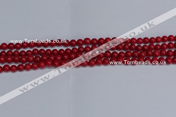 CMJ23 15.5 inches 6mm round Mashan jade beads wholesale