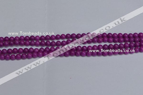 CMJ254 15.5 inches 6mm round Mashan jade beads wholesale