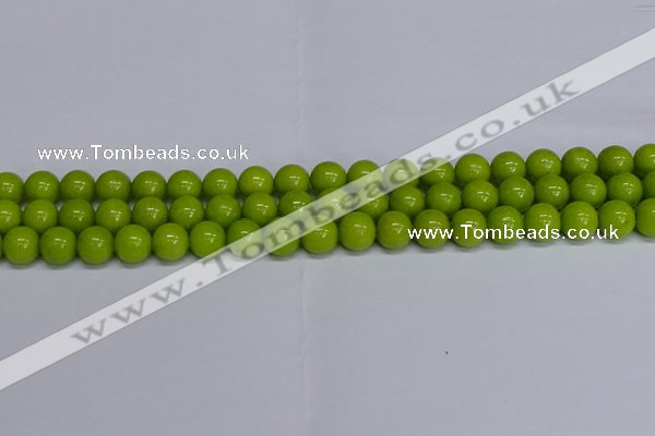 CMJ270 15.5 inches 10mm round Mashan jade beads wholesale