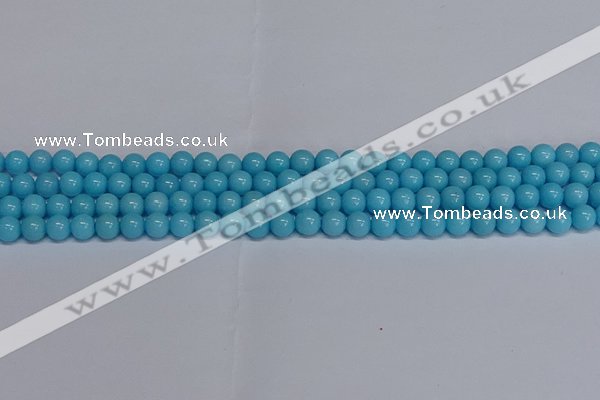 CMJ275 15.5 inches 6mm round Mashan jade beads wholesale