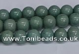 CMJ283 15.5 inches 8mm round Mashan jade beads wholesale