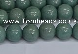 CMJ284 15.5 inches 10mm round Mashan jade beads wholesale