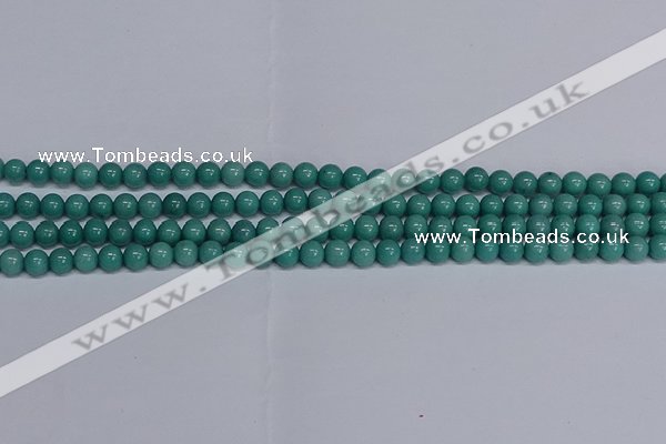 CMJ289 15.5 inches 6mm round Mashan jade beads wholesale