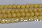 CMJ302 15.5 inches 4mm round Mashan jade beads wholesale