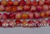 CMJ400 15.5 inches 4mm round rainbow jade beads wholesale