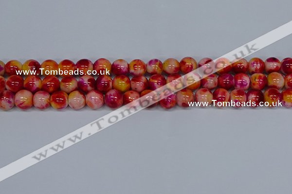 CMJ404 15.5 inches 12mm round rainbow jade beads wholesale