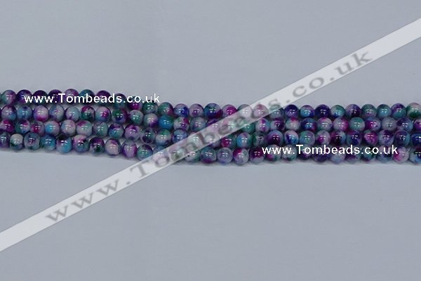 CMJ408 15.5 inches 6mm round rainbow jade beads wholesale