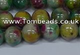 CMJ417 15.5 inches 10mm round rainbow jade beads wholesale