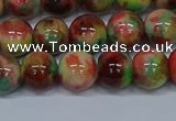 CMJ424 15.5 inches 10mm round rainbow jade beads wholesale