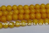 CMJ43 15.5 inches 4mm round Mashan jade beads wholesale