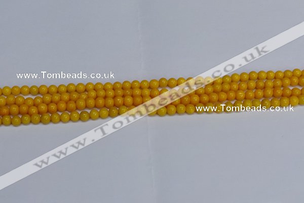 CMJ43 15.5 inches 4mm round Mashan jade beads wholesale