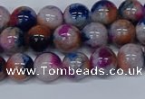 CMJ430 15.5 inches 8mm round rainbow jade beads wholesale