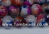 CMJ432 15.5 inches 12mm round rainbow jade beads wholesale