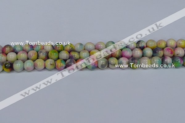 CMJ438 15.5 inches 10mm round rainbow jade beads wholesale