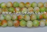 CMJ450 15.5 inches 6mm round rainbow jade beads wholesale