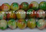 CMJ459 15.5 inches 10mm round rainbow jade beads wholesale