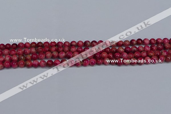 CMJ478 15.5 inches 6mm round rainbow jade beads wholesale