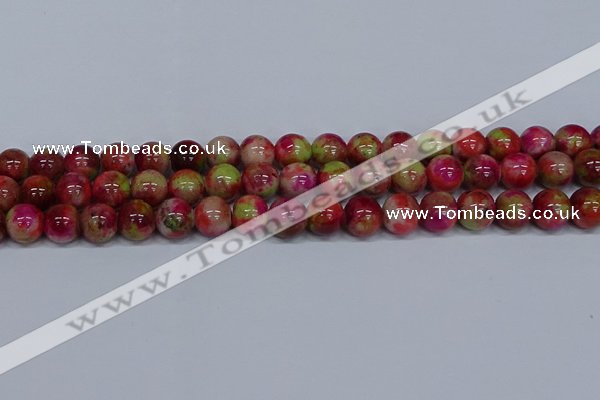 CMJ481 15.5 inches 12mm round rainbow jade beads wholesale