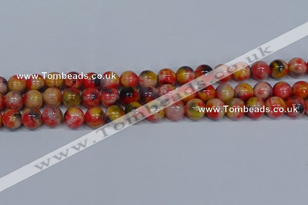 CMJ488 15.5 inches 12mm round rainbow jade beads wholesale