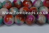 CMJ494 15.5 inches 10mm round rainbow jade beads wholesale