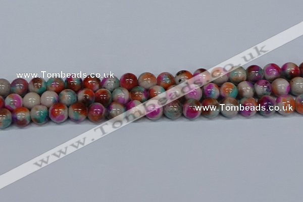 CMJ495 15.5 inches 12mm round rainbow jade beads wholesale