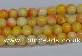 CMJ505 15.5 inches 4mm round rainbow jade beads wholesale