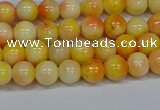 CMJ506 15.5 inches 6mm round rainbow jade beads wholesale