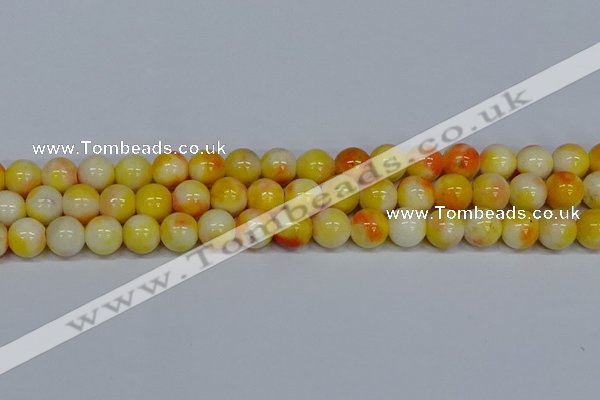 CMJ509 15.5 inches 12mm round rainbow jade beads wholesale