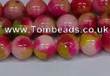 CMJ515 15.5 inches 10mm round rainbow jade beads wholesale