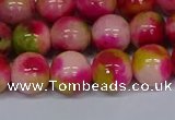 CMJ516 15.5 inches 12mm round rainbow jade beads wholesale