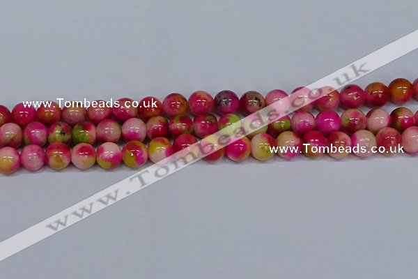CMJ516 15.5 inches 12mm round rainbow jade beads wholesale