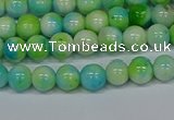 CMJ520 15.5 inches 6mm round rainbow jade beads wholesale
