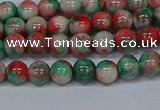 CMJ534 15.5 inches 6mm round rainbow jade beads wholesale